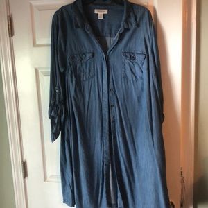 Motherhood Maternity Blue Jean Dress